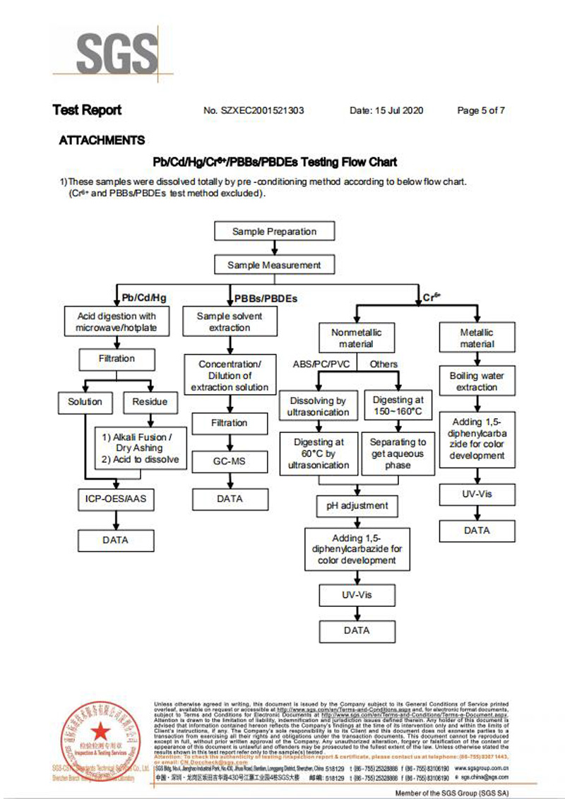 一次性保險絲SGS認證報告5